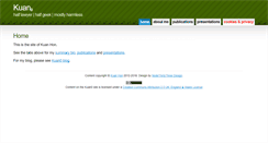 Desktop Screenshot of kuan0.com